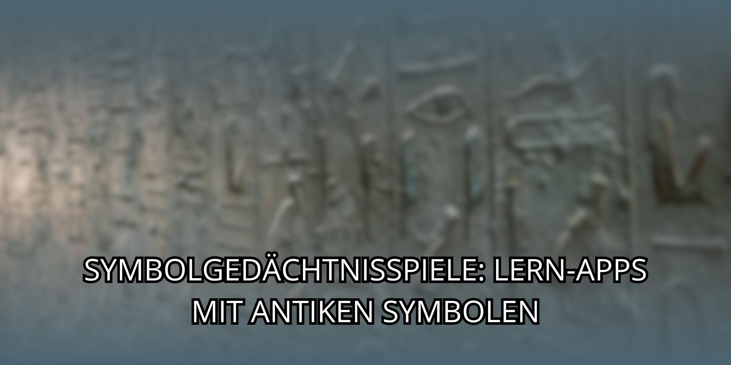 Symbolgedächtnisspiele: Lern-Apps mit antiken Symbolen